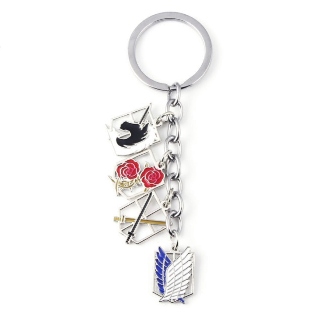 Attack On Titan Crest Keychain