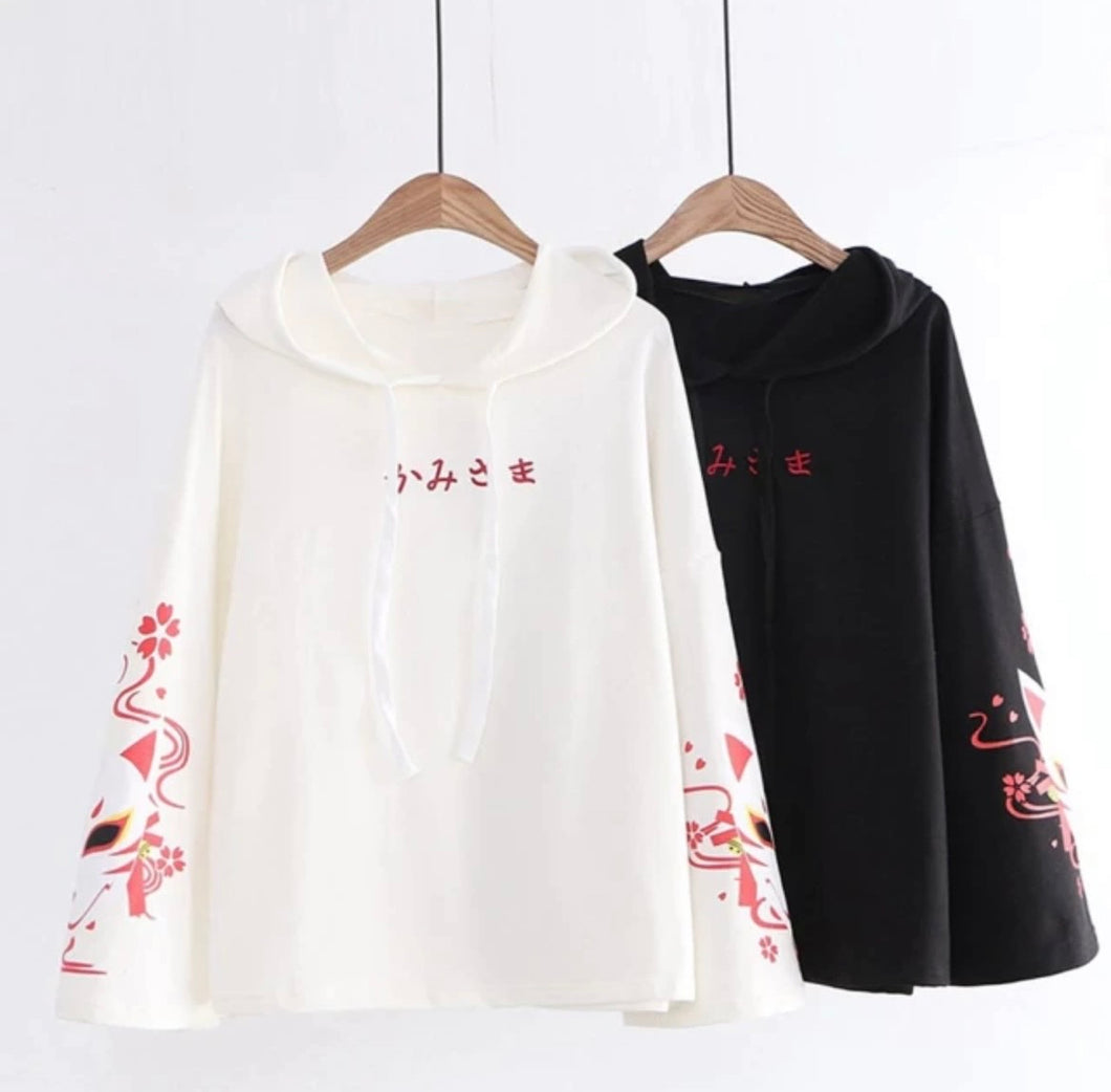 Harajuku Fox Women's Pullover Sweatshirt